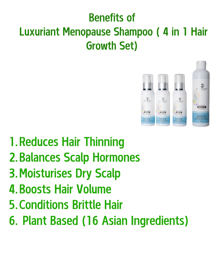 Menopause Shampoo ( 4 in 1 Hair Growth Set )